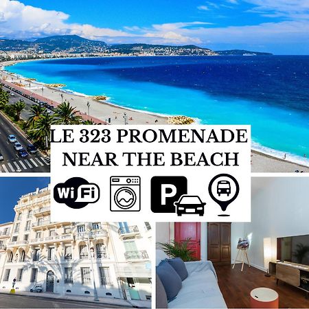Le 323 Prom - 2 Chambres - Ac - Parking - Tram Et Supermarche Proches - Front De Mer Nizza Exterior foto